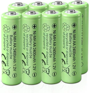 Rechargeable AA Batteries 1.2V Ni-MH 1200mAh Double A Battery for Outdoor Garden Solar Lights (12Pack) Rechargeable AA Batteries 1.2V Ni-MH 1200mAh Double A Battery for Outdoor Garden Solar Lights (12Pack)