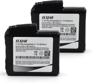 (2-Pack) 7.4V 3000mAh Li-Po Battery for Heated Gloves and Socks (2-Pack) 7.4V 3000mAh Li-Po Battery for Heated Gloves and Socks