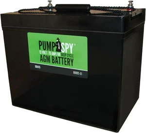 PumpSpy 12V 75Ah AGM Battery for Sump Pumps, Maintenance-Free, PumpSpy 12V 75Ah AGM Battery for Sump Pumps, Maintenance-Free,