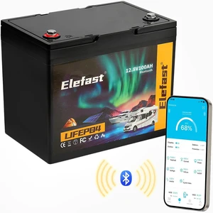 Elefast Lifepo4 Battery 100AH,12V Lithium Battery Elefast Lifepo4 Battery 100AH,12V Lithium Battery