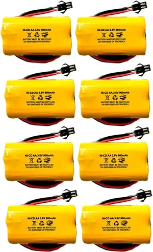 ELB B001 ELBB001 ELB-B001 AA900MAH 3.6v 900mAh Exit Sign Emergency Light NiCad Battery ANIC1566 0253799 (8 Pack, 8, Count) ELB B001 ELBB001 ELB-B001 AA900MAH 3.6v 900mAh Exit Sign Emergency Light NiCad Battery ANIC1566 0253799 (8 Pack, 8, Count)