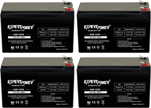 ExpertPower 12V 7Ah AGM SLA Battery for Ride-On Toys F1 Terminal (4 Pack) ExpertPower 12V 7Ah AGM SLA Battery for Ride-On Toys F1 Terminal (4 Pack)