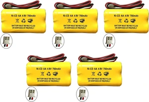 Battery Hawk (5 Pack) DAA700MAH4.8V BL93NC487 DAA700MAH4.8V Ni-CD AA 700mAh 4.8v AA600mAh AA700MAH AA500MAH BL93NC484 Battery Hawk (5 Pack) DAA700MAH4.8V BL93NC487 DAA700MAH4.8V Ni-CD AA 700mAh 4.8v AA600mAh AA700MAH AA500MAH BL93NC484