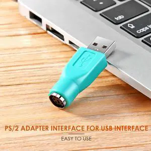 PS/2 Female to USB Male Adapter Converter Connector for Keyboard Mouse PS/2 Female to USB Male Adapter Converter Connector for Keyboard Mouse
