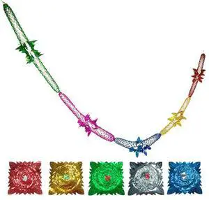 Christmas Foil Garland Ceiling Decorations lic Foil Garlands Ceiling Hanging Christmas Garland Xmas Party Decor