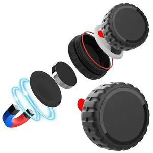 For Airtag Holder Case Protective Shell Waterproof with Adhesive Sticker for Airtag Find My Car Skis Bike Wallet TV Remote