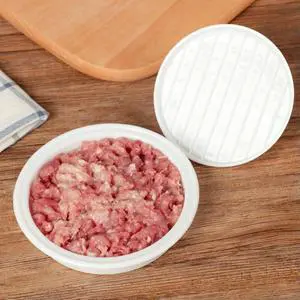 Round Meatloaf Maker Machine Plastic Handle Meatloaf Making Mold Easy Cleaning Multifunctional for BBQ Grill Accessories