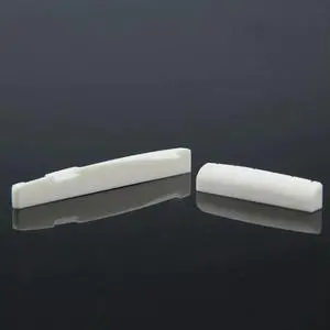 6 String Guitar Bridge Saddle Nut for Acoustic Guitar Buffalo Bone Bridge Folk Guitar Replacement Spare Part Guitar Accessories