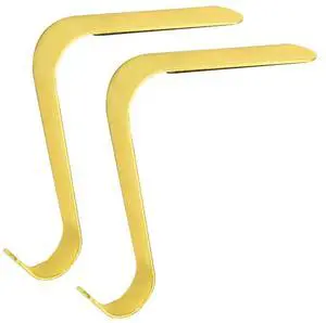 Christmas Stocking Holders Hooks l Fireplace Stocking Hanger Multi-Use Mantel Garland Clips for Year Decorations