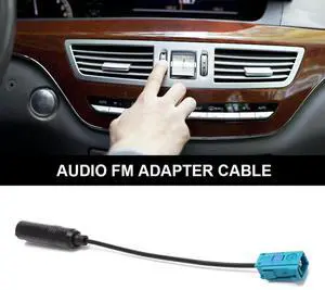 12V Car Audio FM Adapter Cable Portable Auto Radio Antenna Adapter Cable Car Stereo FM Adapter Cables for Chrysler Jeep Renault 12V Car Audio FM Adapter Cable Portable Auto Radio Antenna Adapter Cable Car Stereo FM Adapter Cables for Chrysler Jeep Renault