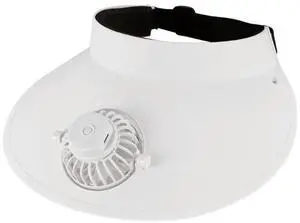 USB Charging Summer Fan Cap Rotatable Peaked Cap Fan 3 Wind Speed Sun Protection Hat Fan Wide Brim for Women/Men/Children