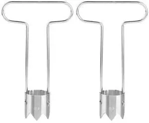 Red Bell Pepper Seed Corer Stainless Steel Pepper Corer Seed Remover Tool Fruit Core Remover Fruit and Vegetable Corer Tool