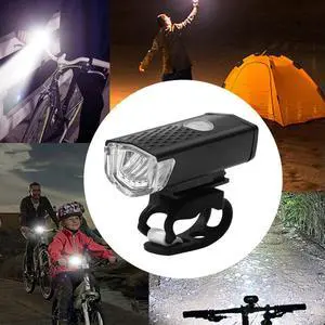 Bike Tail Light & Headlight Bike Rear Light Rechargeable Cycling Tail Lamp 3 Modes LED Riding Warning Light for Outdoor Cycling