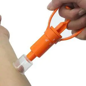 1-3PCS ABS Venom Vacuum Aspirator Safety Protector Snake Bite Outdoor Camping Venom Extractor Suction Pump Rescue Tool