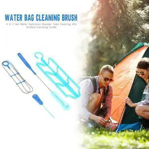 4Pcs Essential Hydration Water Bladder Cleaning Kit for Efficient Cleaning of Water Bags and Tubes