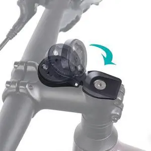 Bike Computer Mount Adjustable Bicycle Computer Mount Aluminum Alloy Bicycle Computer Stem Mount Holder for Garmin Bryton Wahoo