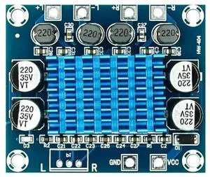 XH-A232 30w+30w Digital Subwoofer Amplifier Module DC8-26V Audio Bass Dual Channel Board Active Components