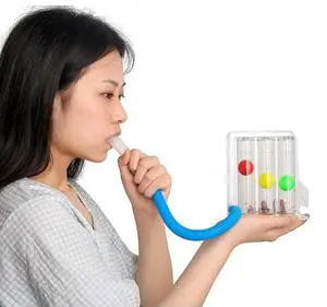 3 Balls Breathing Exerciser Soft Lung Function Breathing Exerciser Lightweight Portable for Improvement Rehabilitation Equipment