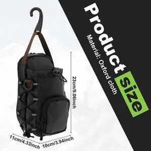 Magnetic Gym Sling Bag with Water Bottle Holder Gym Chest Pouch Gym Bottle Carrier Bag for Gym Sports Travel Carry-on Items