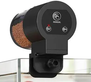 Auto Fish Tank Feeder Large Capacity Aquarium Fish Food Dispenser 100Ml Aquarium Goldfish Feeder for Aquarium and Turtle Tank