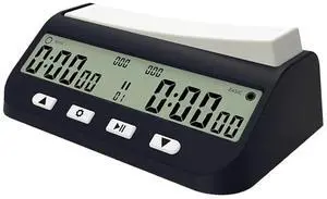 Chess Clock with Basic Delay and Positive Time Features Portable Digital Chess Clock Competition Game Stopwatch