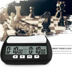Professional Board Game Timer Count Up Down Board Game Stopwatch Portable Digital Watch Table Games for International Chess