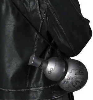 500ml Gourd Water Bottle Stainless Steel Wu Kong Water Kettle Retro Style Water Bottle for Cold Hot Beverages