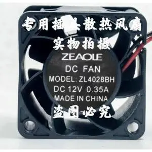 Fan for ZEAOLE ZL4028BH DC12V 0.35A 4cm 4028 Cooling Fan 40X40X28mm