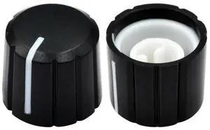 10PCS Plastic knob 15*13.5MM potentiometer cap switch button encoder cap half shaft hole