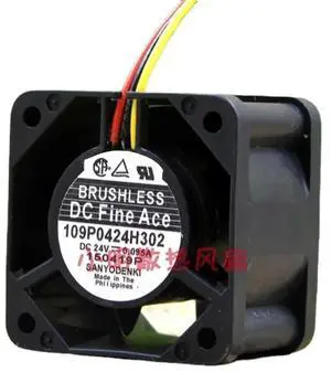 SSEA Fan For Sanyo 109P0424H302 4028 24V 0.095A 4cm Inverter Cooling Fan 40x40x28mm