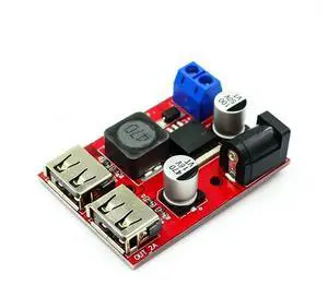 LM2596 LM2596S Dual USB DC-DC 9V 12V 24V 36V to 5V 3A Step Down Buck Converter Board Car Charger Solar Power Supply Module LM2596 LM2596S Dual USB DC-DC 9V 12V 24V 36V to 5V 3A Step Down Buck Converter Board Car Charger Solar Power Supply Module