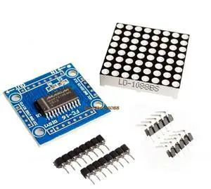 MAX7219 dot matrix module microcontroller module DIY KIT MAX7219 dot matrix module microcontroller module DIY KIT