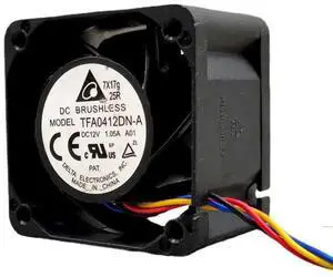 SSEA Fan For Delta TFA0412DN-A 12v 1.05A 4028 4CM Double Ball Cooling Fan 40x40x28mm SSEA Fan For Delta TFA0412DN-A 12v 1.05A 4028 4CM Double Ball Cooling Fan 40x40x28mm
