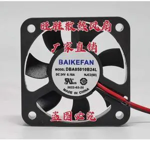 CPU Fan for BAIKE DBA05010B24L 24V 0.10A 5cm Silent Frequency Converter Cooling Fan