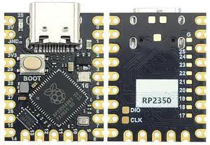 RP2350 Development Board Module for Raspberry Pi Zero MCU Dual Core 150MHz 520KB SRAM 2MB Flash UART I2C SPI PWM USB1.1 TYPE-C