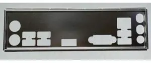 I/O IO Shield Blank Baffle for B75MA-E33 Z77A-G41 Motherboard Barrier Bezel Blocking Plate
