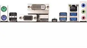 I/O IO Shield Back Plate for AB350M Pro4 B450M Pro4-F X370M PRO4 Motherboard Baffle Blank Bezel