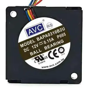 Cooler Fan for AVC BAPA0310B2U 12V 0.15A 3010 3CM Ball Turbine Blowing Cooling Fan 30x30x10mm