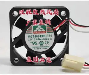 CPU Fan for MAGIC MGT4024XB-R10 24V 0.09A 3-wire 4010 4CM Cooling Fan
