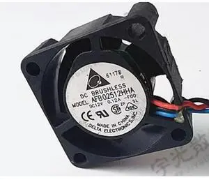 CPU Cooler Fan for Delta AFB02512HHA 12V 0.12A High Air Volume Cooling Fan 2.5cm 2510 25x25x10mm