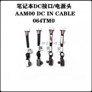 3Pcs For XPS15 9550 9560 9570 7590 Power cord DC IN power head 064TM0