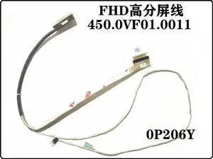 For Latitude E3400 3400 Screen Cable 0P206Y 450.0FV01.0011 FHD