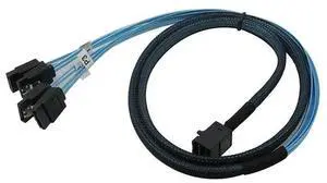 SFF-8643 to 4 SATA SAS line, 3.0 12G 8643 to 4 sata 1m