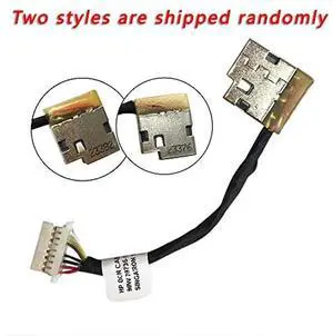 DC Power Jack with Cable Socket Plug Connector Port Replacement  For 17-by L22528-001 799735-S51 799735-F51 799735-Y51