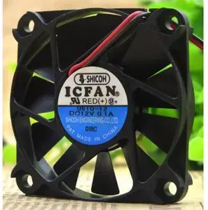 Cooler Fan for SHICOH ICFAN 0610-12 DC12V 0.1A Cooling Fan 6010 6CM 60 * 60* 10mm