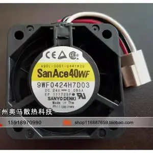 Cooler Fan for Sanyo 9WF0424H7D03 A90L-0001-0441 # 39 24V 0.85A Fanuc Fan
