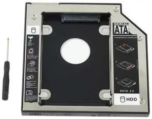 2nd SATA SSD Hard Drive HDD Caddy for ROG G75 G73 G74 Series G75VW G75V G74SX G74S G73SW G73JH G73JW Gaming Laptop
