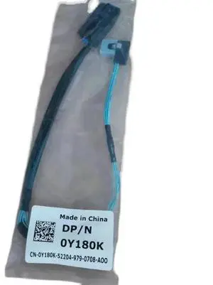 R410 Server SAS Hard Drive, Backplane Cable, Connected PERC 6I Array Card Y180K