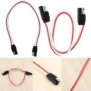 Flat Wire Connector Professional 2-Pin Plug Trailer Light Wiring Harness for Car Taillight Signal Synchronization Display