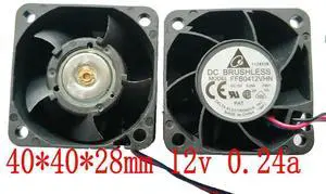 4cm 4028 12V 40*40*28mm FFB0412VHN cooling fan
